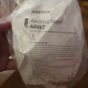 McKesson Aerosol Mask Adult - Clear/White